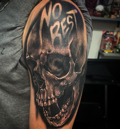 Explore avengers tattoo ideas, creative tattoo ideas in Tarpon Springs, available at Legendary Custom Tattoos and Piercings