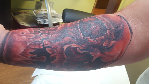 Explore goku tattoo ideas, creative tattoo ideas in Marion, available at Unique Ink Custom Tattooing