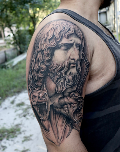 Explore tattoo ideas for three friends, creative tattoo ideas in Arlington, available at Benchmark Tattoos