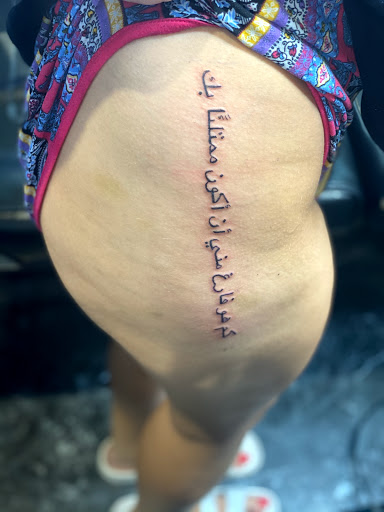 Explore mardi gras mask tattoo ideas, creative tattoo ideas in Lexington, available at LexInk Tattoo