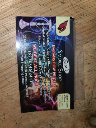 Tobacco Shop «Eric Smoke Shop», reviews and photos, 2270 N 75th Ave, Phoenix, AZ 85035, USA