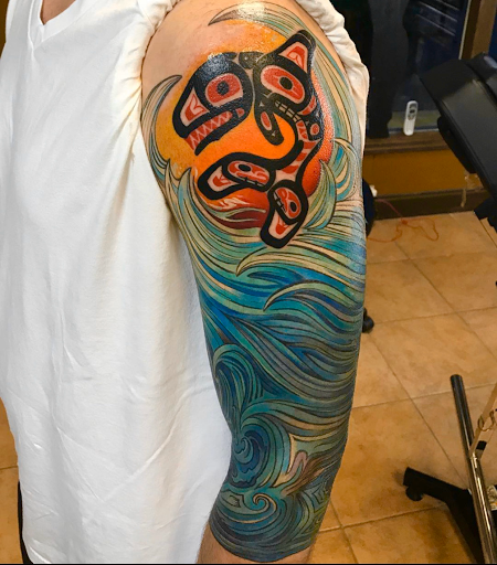 Explore tattoo ideas to fill in gaps, creative tattoo ideas in Saint Petersburg, available at Buku Tattoo Studio