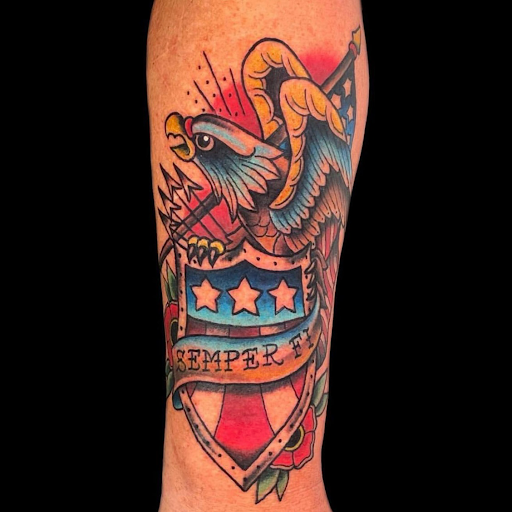Explore latina tattoo ideas, creative tattoo ideas in Marietta, available at Sink or Swim Studio and Gallery