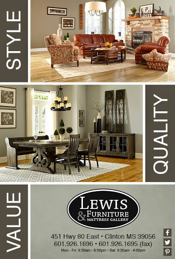 Furniture Store «Lewis Furniture», reviews and photos, 451 US-80, Clinton, MS 39056, USA