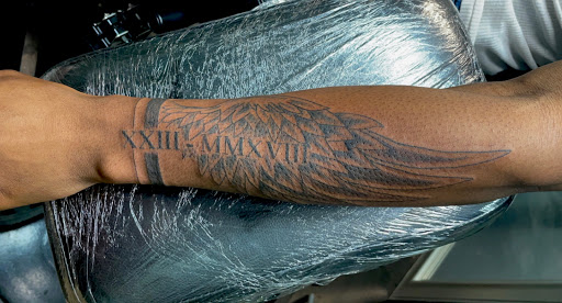 Explore half sleeve tattoo ideas male, creative tattoo ideas in Meridian, available at Creative Pain Tattoo Studio