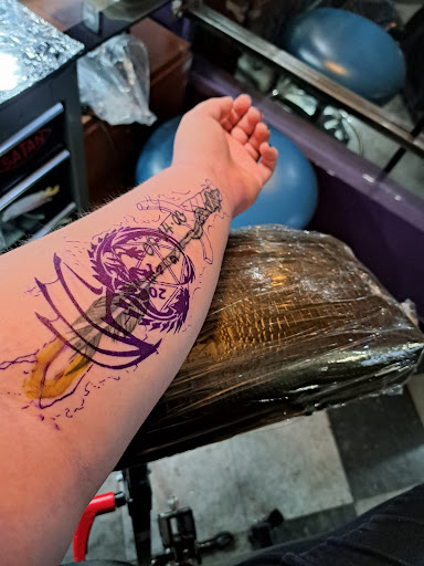 Explore halloweentown tattoo ideas, creative tattoo ideas in Green Bay, available at Darkside Tattoo By Jesse Skywalker