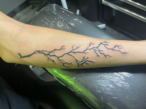 Explore chiefs tattoo ideas, creative tattoo ideas in Peoria, available at Modern Ink Tattoo