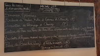 Menu du Le Barthomé à Saint-Barthélémy-de-Bellegarde