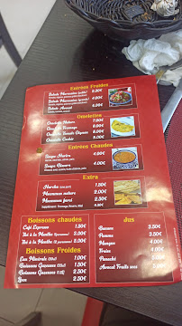 Menu / carte de La Casa Restaurant Marocain à Colombes
