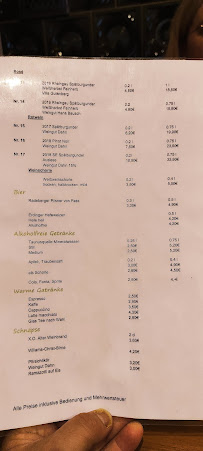 Wingertsknorze Inh. Martin Sabol à Oestrich-Winkel menu