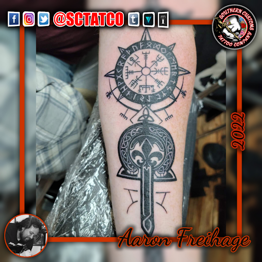 Explore ring finger tattoos ideas, creative tattoo ideas in Fayetteville, available at Southern Customs Tattoo Company
