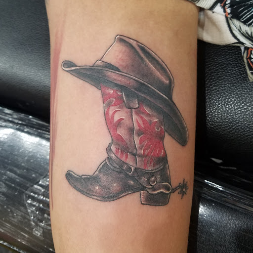 Explore bicep tattoo ideas men, creative tattoo ideas in Nashville, available at Nashville Ink