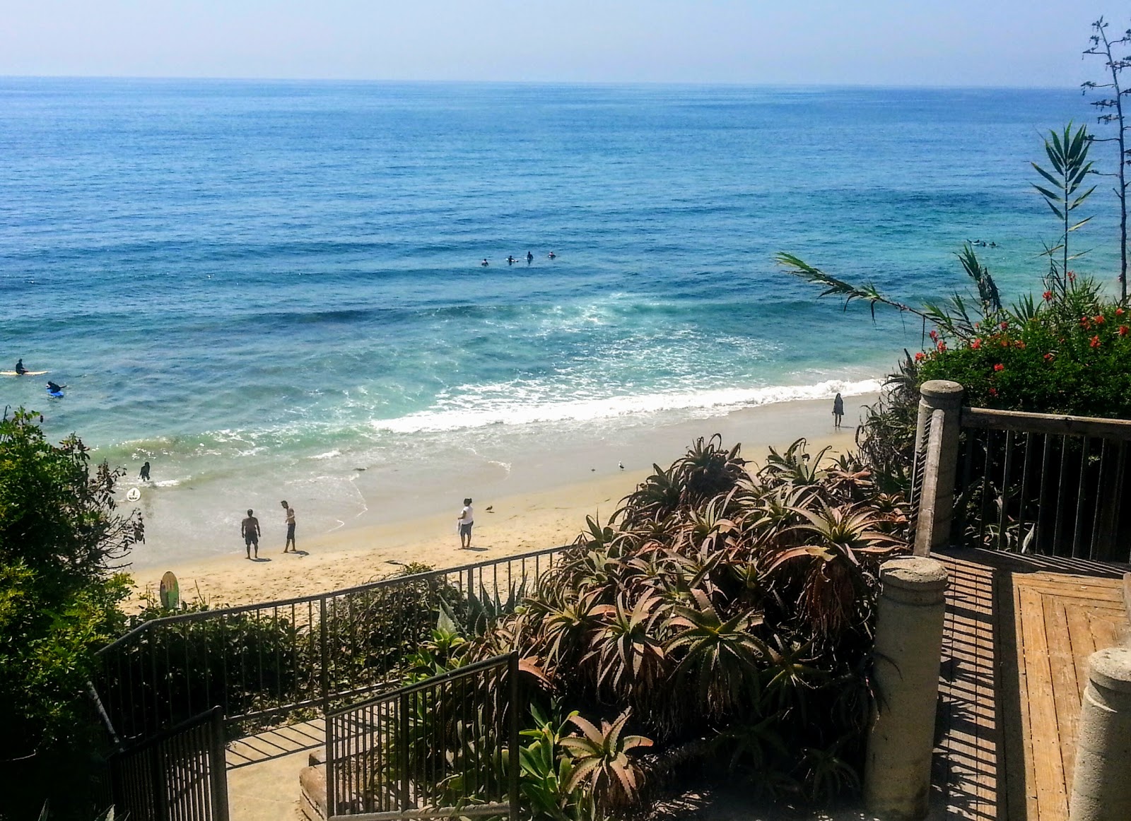 Photo of Brooks Street beach backed by cliffs