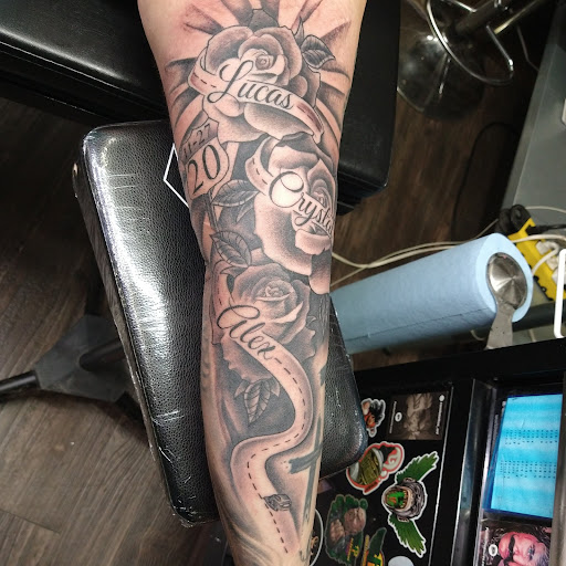 Explore evil clown tattoo ideas, creative tattoo ideas in Abilene, available at A Tattoo Experience by Spaz