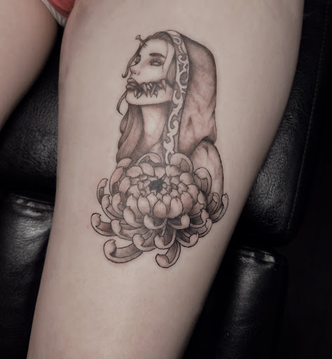 Explore fire and air tattoo ideas, creative tattoo ideas in Lavonia, available at New Moon Tattoo LLC