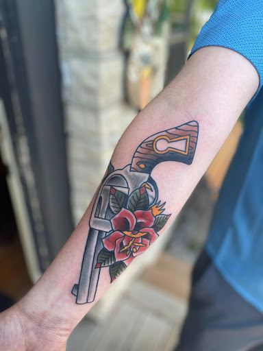 Explore forearm tattoo name ideas, creative tattoo ideas in Lake Villa, available at Eternal Tiger Tattoo