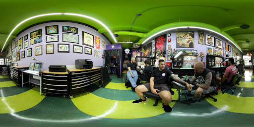 Explore tattoo cover up ideas men, creative tattoo ideas in Miami, available at Green Machine Tattoos & Body Piercing