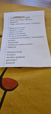 Trattoria S. Anna à Rho carte