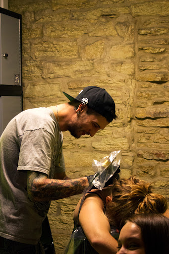 Explore compass tattoo ideas for men, creative tattoo ideas in Batavia, available at A Thin Line Tattoo