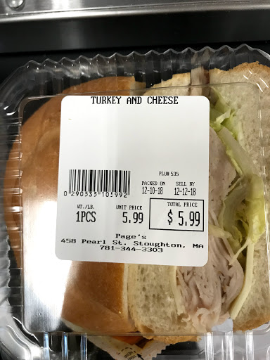Caterer «Pages Groceries & Liquors», reviews and photos, 458 Pearl St, Stoughton, MA 02072, USA