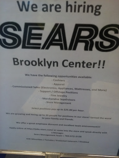 Department Store «Sears», reviews and photos, 1297 Shingle Creek Dr, Brooklyn Center, MN 55430, USA