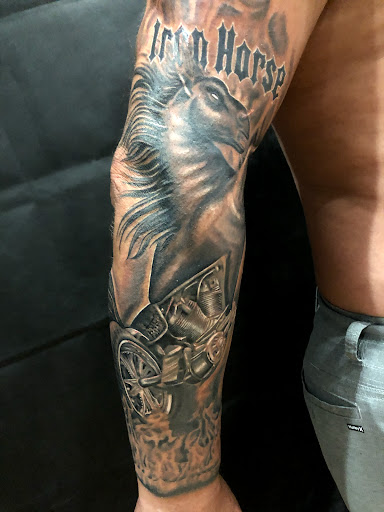 Explore triple moon tattoo ideas, creative tattoo ideas in Sarasota, available at SEVEN SINS Tattoo Studio