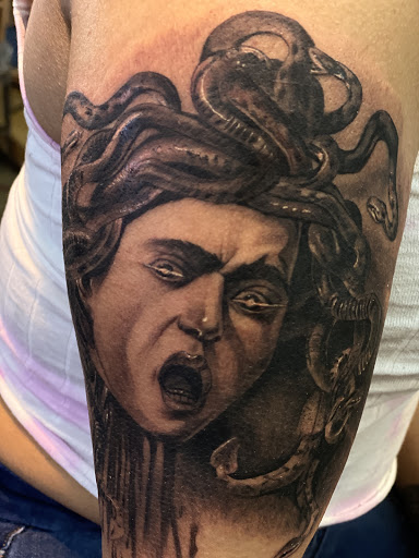 Explore fingerprint tattoo ideas, creative tattoo ideas in Oklahoma City, available at Muse Art Tattoo Company