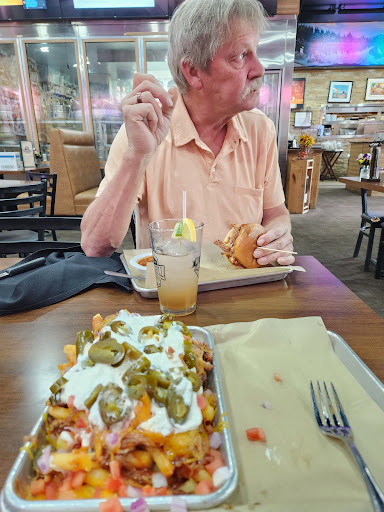 Pulled pork over fries, Nacho style!