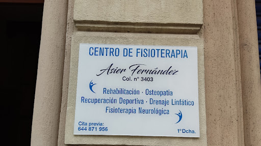 Clínica de fisioterapia Asier Fernández en Portugalete