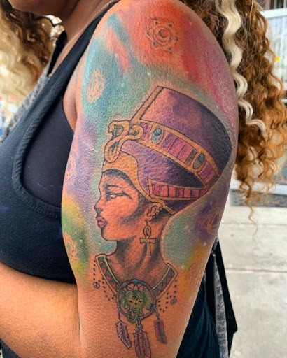 Explore back tattoos ideas guys, creative tattoo ideas in Atlanta, available at Camp Creek Body Art & Laser