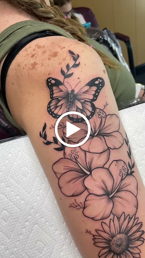 Explore men's back shoulder tattoo ideas, creative tattoo ideas in Titusville, available at Exclusive Ink Studio