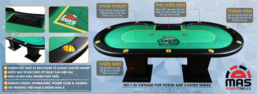 MASPokerTables.com | Thương Hiệu Bàn Poker Cao Cấp Chính Hãng Số 1 Việt Nam Từ 2012