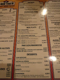 Restaurant mexicain La Taqueria Toulouse à Toulouse - menu / carte
