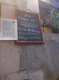 Menu / carte de La Rotisserie du Thiou à Annecy