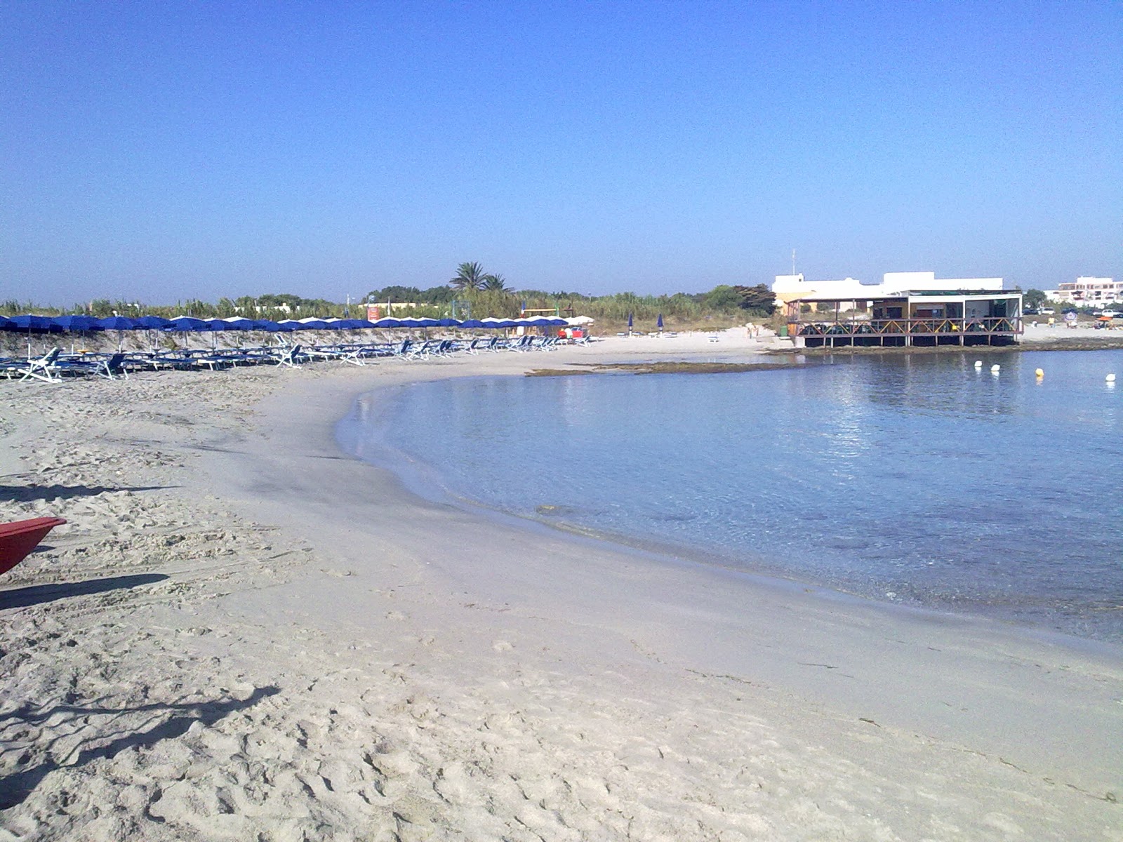 Fotografie cu Spiaggia San Foca zona parțial reamenajată