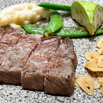 Steak du Restaurant à plaque chauffante (teppanyaki) Koji Restaurant Teppan Yaki à Issy-les-Moulineaux - n°3
