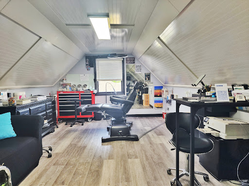 Explore mens arm sleeve tattoo ideas, creative tattoo ideas in Holmen, available at Driftless Tattoo and Art LLC