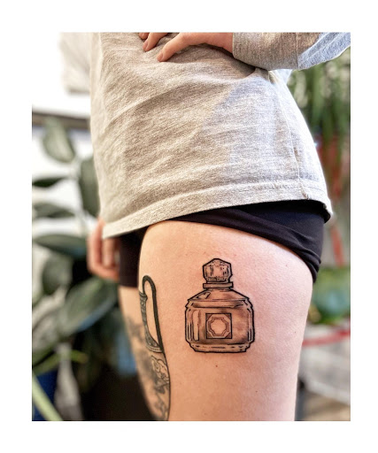 Explore cross tattoo ideas with meaning, creative tattoo ideas in Moline, available at ARTIST AIMEE TATTOOS - AF Tattoo Studio