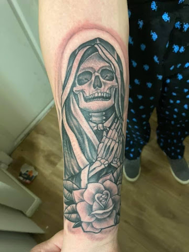 Explore flame tattoo ideas, creative tattoo ideas in Bullhead City, available at Smoke and Dagger Tattoo
