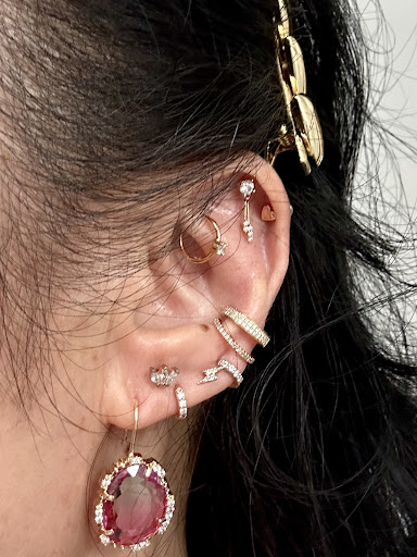 Explore leg flower tattoo ideas, creative tattoo ideas in Venice, available at Ink Monkey Tattoo and Piercing