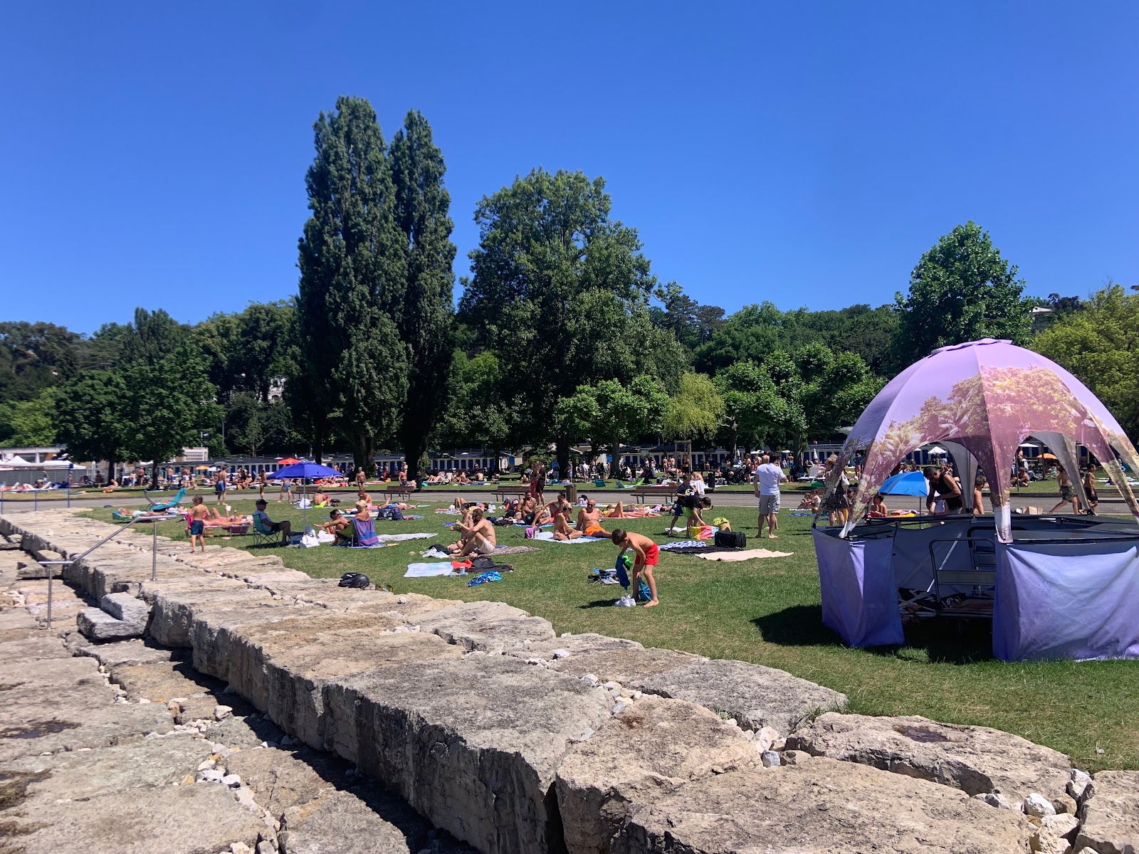 Fotografija Geneve-Plage obmorsko letovišče območje