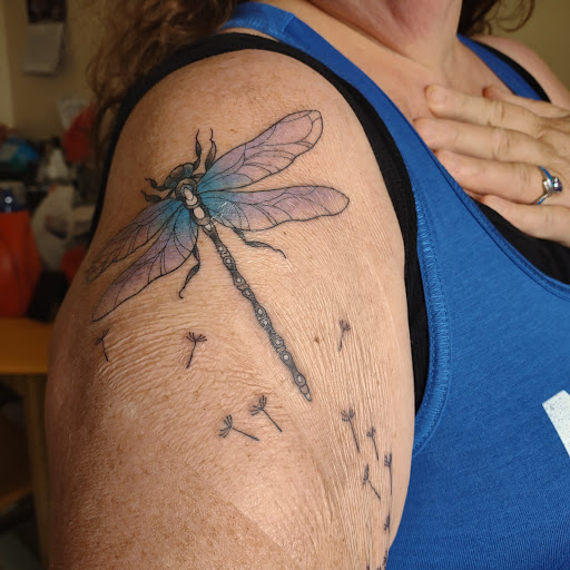 Explore moon phases tattoo ideas, creative tattoo ideas in Arlington Heights, available at space cat tattoo