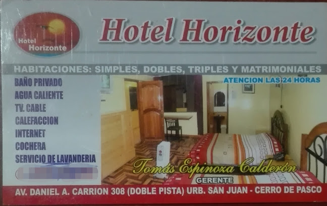 Opiniones de Hotel Horizonte en Chaupimarca - Hotel