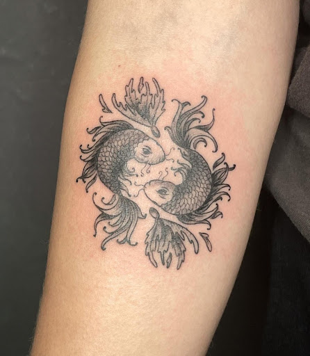 Explore mother and son matching tattoo ideas, creative tattoo ideas in Eugene, available at High Priestess Piercing & Tattoo
