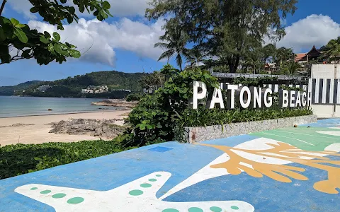 Patong Beach Sign image