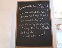 Le Troisième Café à Paris menu