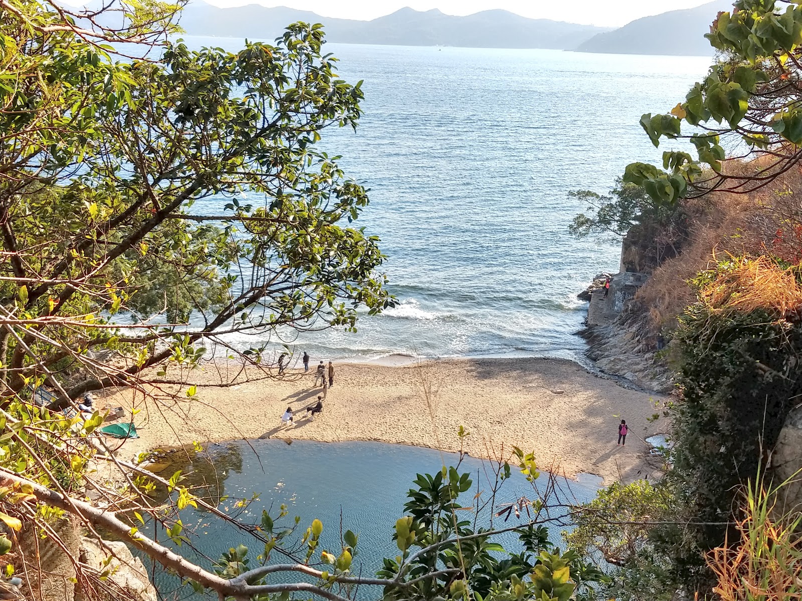 Foto av Waterfall bay med liten vik