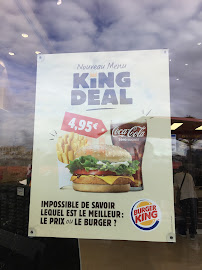 Burger King à Pontault-Combault carte