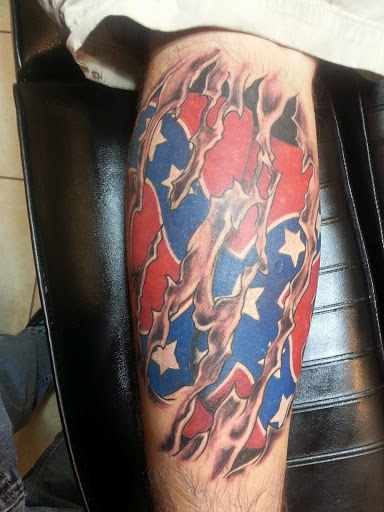 Explore mens rose tattoo ideas, creative tattoo ideas in Brunswick, available at Street Life Tattoos