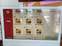 Carte du Burger King à Aubagne